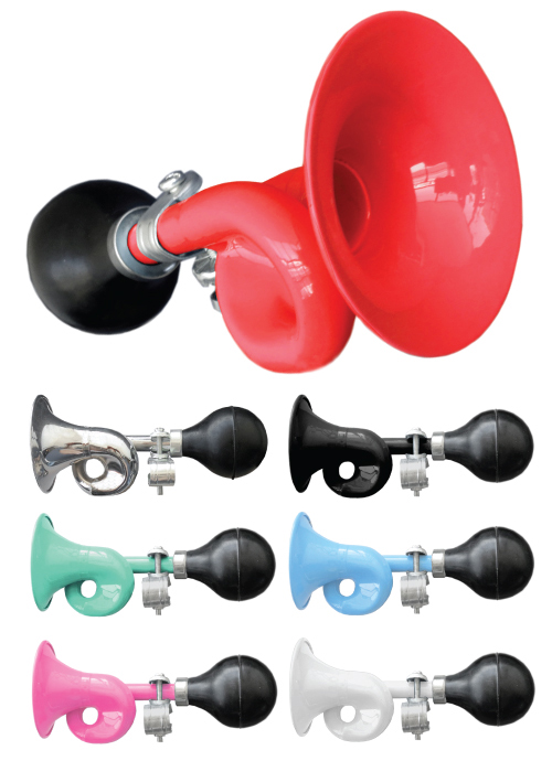 Clean MOTION Trompette Chrome Bicycle Horn